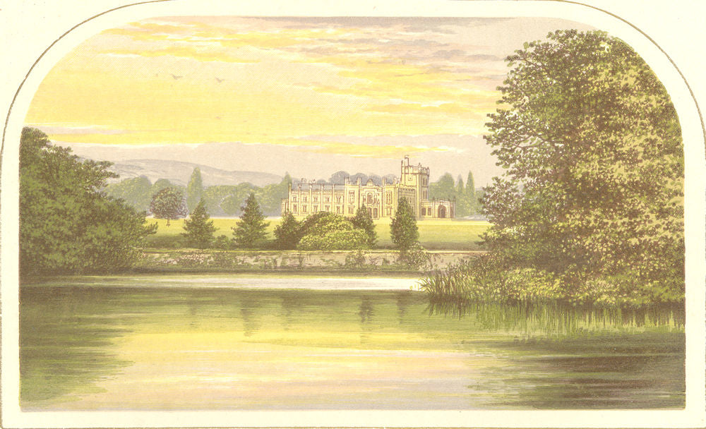 ABERCAIRNY , Crieff, Perthshire. Home-Drummond-Moray 1893 old antique print